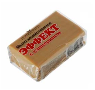мыло хозяйств. в уп. 200г 78%  /ежк
