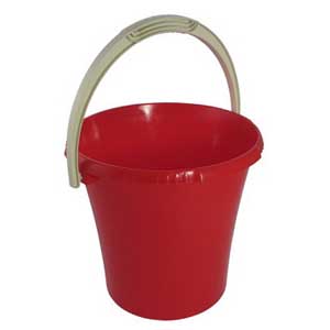 ведро 10л, пластик.,либерти красное с604 мартика