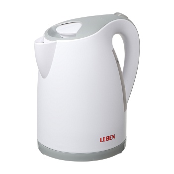 leben чайник электрический 1,7л, 1850вт, пластик интернет-магазин «Барс»