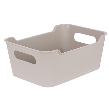 корзинка универсальная "mango" 2,4л. 230х160х90мм (светло-серый) от магазина Барс