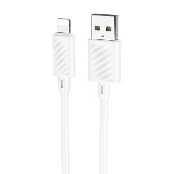 hoco. кабель для зарядки модель x88, usb-ip 2м, цвет: белый от магазина Барс