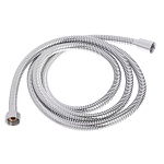 rain шланг для душа 200см, 1/2"(имп)-1/2"(имп), epdm, нерж. сталь, латунь антитвист, хром