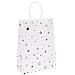 Пакет подарочный с кручеными ручками L 24x10,5x32 см, "Звездочки"