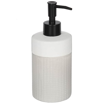 vetta дозатор для жидкого мыла white-and-black, керамика от магазина Барс