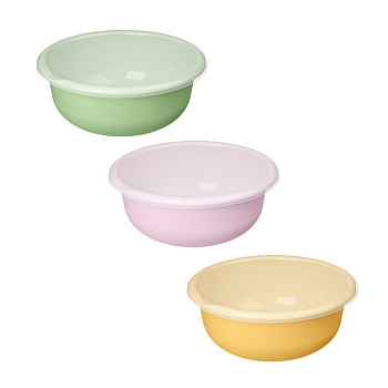 ботаника миска с крышкой 1,2л, пластик, 3 цвета интернет-магазин «Барс»
