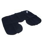 подушка дорожная надувная тм by sport, пвх, черная