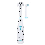 leben детская электрическая зубная щетка, 2 насадки, колпачок, пластик, 37х29х204 мм интернет-магазин «Барс»