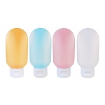 набор для косметики дорожный 4 шт x 60мл тм юниlook, 4 цвета