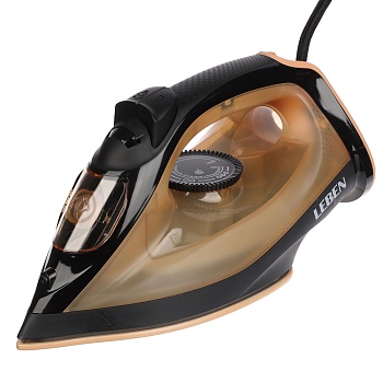 leben утюг с отпаривателем, 1600 вт, подошва - керамическое покрытие, бак 150 мл интернет-магазин «Барс»