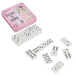 игра настольная "гадание по домино" (жестяная коробочка) 9х9х2см