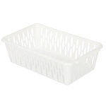 корзинка для хранения keeplex light s 24,2х14,5х7,1см, пластик, белое облако от магазина Барс