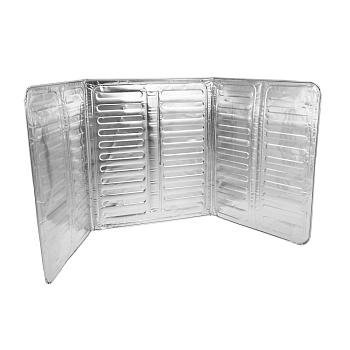 экран защитный от брызг тм vetta, 32,5х84см, алюминий от магазина Барс