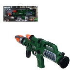 игроленд игрушка "базука" свет, звук, 2хаа, abs, 23,8х52х6,9см интернет-магазин «Барс»