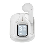 наушники беспроводные tws by snowpods внутриканальные, 30/150mah, индикация уровня заряда, белый от магазина Барс