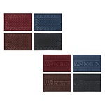 коврик придверный тм vetta, 45х75см, резиновый с ворсом, полиэстер от магазина Барс