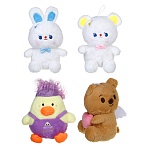 игроленд игрушка мягкая "любимый питомец", 20 см, полиэстер, 4 вида интернет-магазин «Барс»