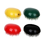 всёгазин расческа массажная, пластик, 8,5x6,5см, 4 цвета, вг22-39