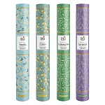 new galaxy аромапалочки с подставкой в тубе 20 шт, 4 аромата, лаванда, цитрус, лемонграсс, ваниль