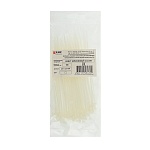 хомут нейлоновый для стяжки 2,5*150мм, белый (100шт/уп) ekf basic