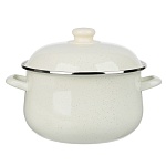 кастрюля эмалированная vetta айвори, 24см, 5л, индукция интернет-магазин «Барс»