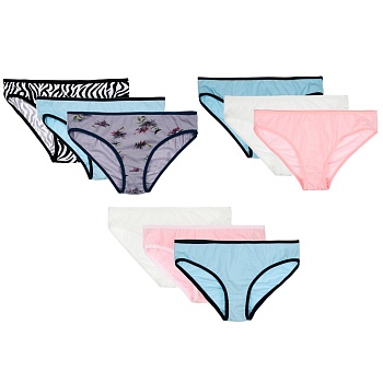 набор трусов 3шт, женские, 100% хлопок,р. 44-52