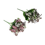 букет искусственный тм ladecor бабочки, 28 см