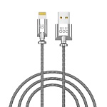 priluchniy кабель для зарядки metall ip, 1м, 2,4a, металл от магазина Барс