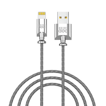 priluchniy кабель для зарядки metall ip, 1м, 2,4a, металл от магазина Барс