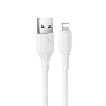 hoco. кабель для зарядки модель x120, usb-ip 1м, цвет: белый от магазина Барс