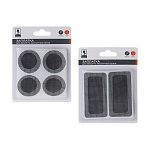 заплатка для ремонта москитной сетки тм inbloom, 4х8,3см х 4шт / d4см х 8шт, стекловолокно от магазина Барс