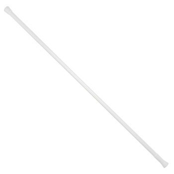 карниз для шторы в ванную тм vetta, 2м, телескопический, алюминий, белый от магазина Барс