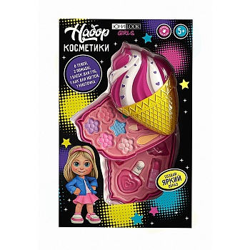 юниlook набор детской косметики: тени, помада для губ, блеск для губ, лак для ногтей, 6-23