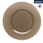 luminarc эклипс амбьянте тарелка обеденная 25см, дымчатое стекло, арт. l5086 интернет-магазин «Барс»