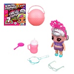 игроленд кукла-сюрприз в шаре-подставке, 7 пр., пвх, рр, 9,5х9,5х9,5см, 6 дизайнов интернет-магазин «Барс»