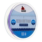 azor fishing леска плетеная диалоги о рыбалке "спутник x8", 100м, 0,14мм, 8,16 кг, мультиколор