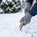 Перчатки двойные, серые Зимние 7,5 класс 