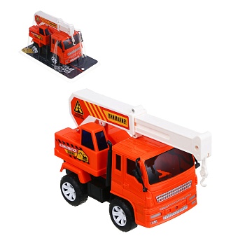 игроленд машина инерционная "спецтехника", подвижные детали, abs, 15,5х10х8см, 3 дизайна