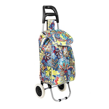 vetta тележка + сумка, до 30кг, 36x26x95см, 32л, 600d полиэстер, колеса эва d16см от магазина Барс