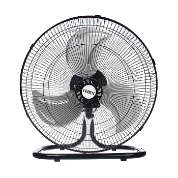 вентилятор 2в1 напольный/настенный тм leben 60вт, 3 скорости, диаметр 50см, 220в, черный интернет-магазин «Барс»