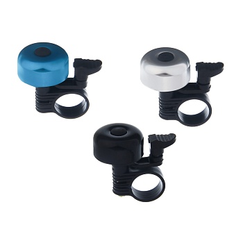 звонок велосипедный "панцирь", тм by sport, ударный, пластик, металл, 3 цвета