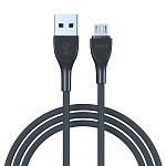 forza кабель для зарядки акварель micro usb, 1м, 2а, 4 цвета, пакет от магазина Барс