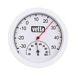 vetta термометр круглый, измерение влажности воздуха, блистер, 12,5см, пластик, металл от магазина Барс