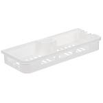 полочка на душевую штангу, стойку, белый