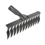 грабли витые 12-зубьев б/ч, порошковый окрас,0.2 см, сталь от магазина Барс