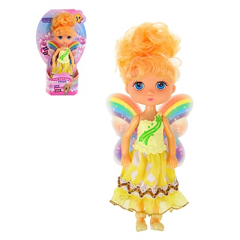 игроленд кукла фея-малышка, пластик, 10,5х19х4см, 4 дизайна