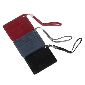 юl картхолдер, 8 отделений,  пу, 11,5х8,5см, 3 цвета