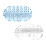 коврик противоскользящий тм vetta симпл, пвх, 63x34 см, прозрачный от магазина Барс