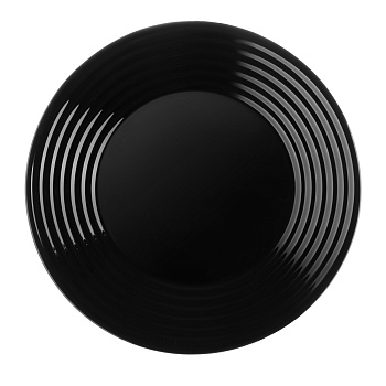 millimi бароло тарелка обеденная 24см черная опаловое стекло интернет-магазин «Барс»