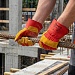 Перчатки спилковые GWARD Docker LUX комбинированные усиленные 12/60