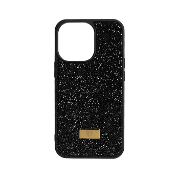 by чехол для смартфона кристаллы, ip - 13 pro max, материал tpu, чёрный от магазина Барс